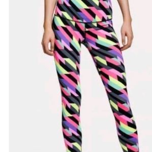Victoria's Secret vsx sport neon geometric knockout tight size Medium